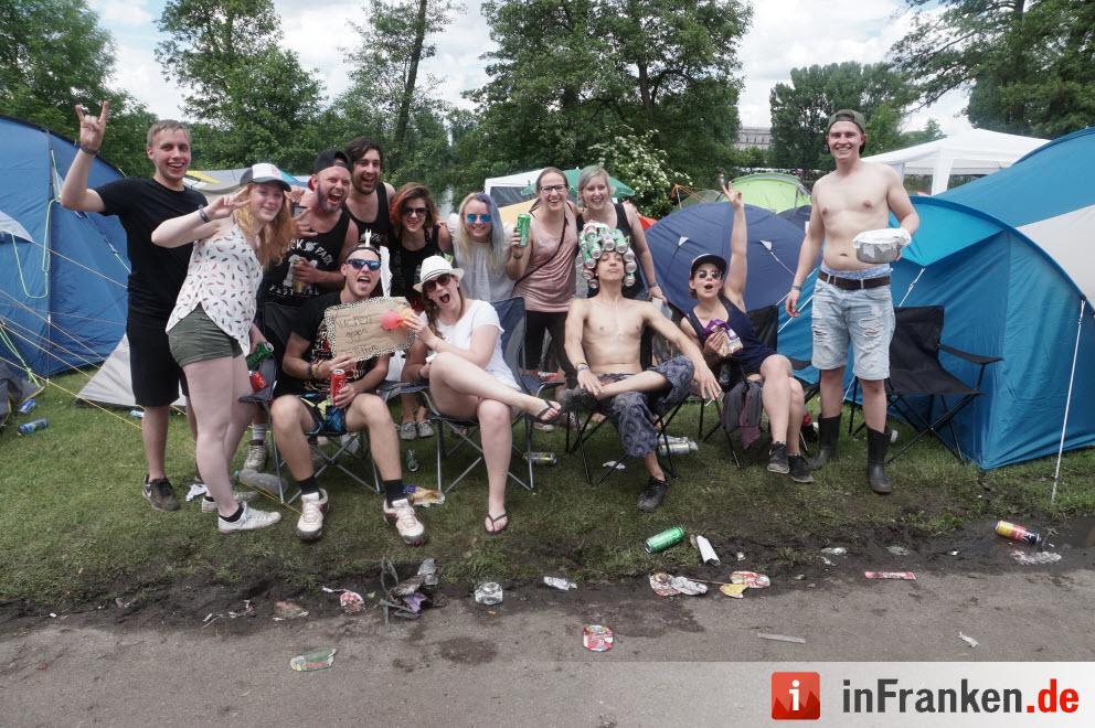 Rock im Park 2016 - Zeltplatz am Samstag