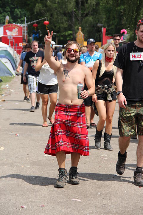 Die krassesten Outfits bei Rock im Park 2017