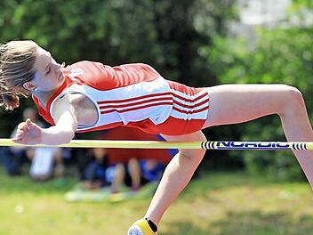 Dominique Sauer überzeugte gleich bei ihrem ersten Siebenkampf. Foto: Theo Kiefner