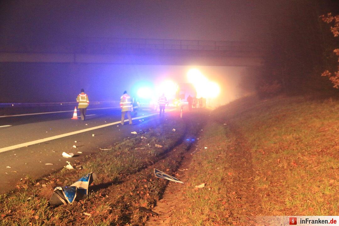Lkw-Unfall bei Hirschaid