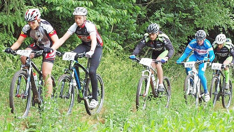 Kräftig in die Pedale treten, heißt es wieder für alle Altersklassen beim 2. Lauf des Cube-Cups (vormals Alpina-Cup) am Sonntag in Trieb.  Foto: Alfred Thieret