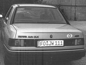 Aus der Fahrertür dieses Wagens fielen am 12. Oktober 2000  die tödlichen Schüsse. Foto: FT-Archiv