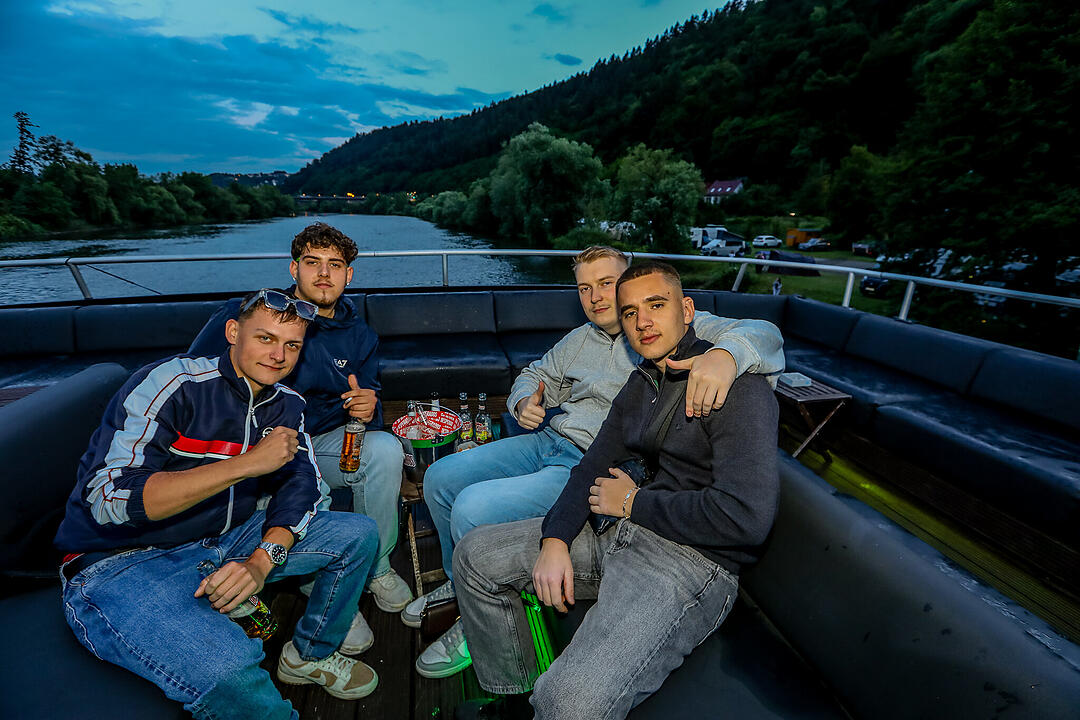 Auf drei Decks wurde richtig gefeiert!