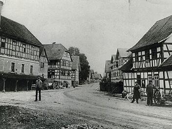 So hat die Gauerstadter Ortsmitte früher ausgesehen.