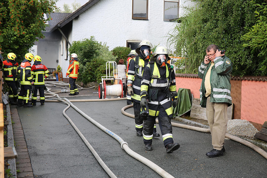 Kreis Hof: 44-Jährige bei Wohnhausbrand verletzt