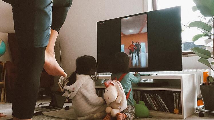 Ein Teilnehmer mit seinen Kindern Foto: privat