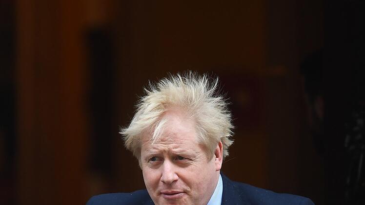 Premierminister Boris Johnson in der Downing Street. Foto: Victoria Jones/dpa/PA Wire