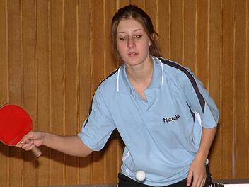 Carolin Studtrucker vom SV Fischbach blieb bei den Mädchen ungeschlagen. Foto: Hans Franz