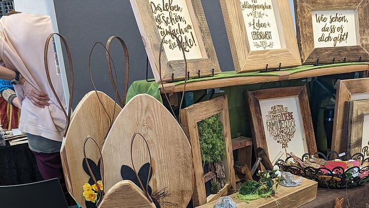 Oberasbach: Hobbykünstlermarkt läutet Osterzeit ein - das war geboten