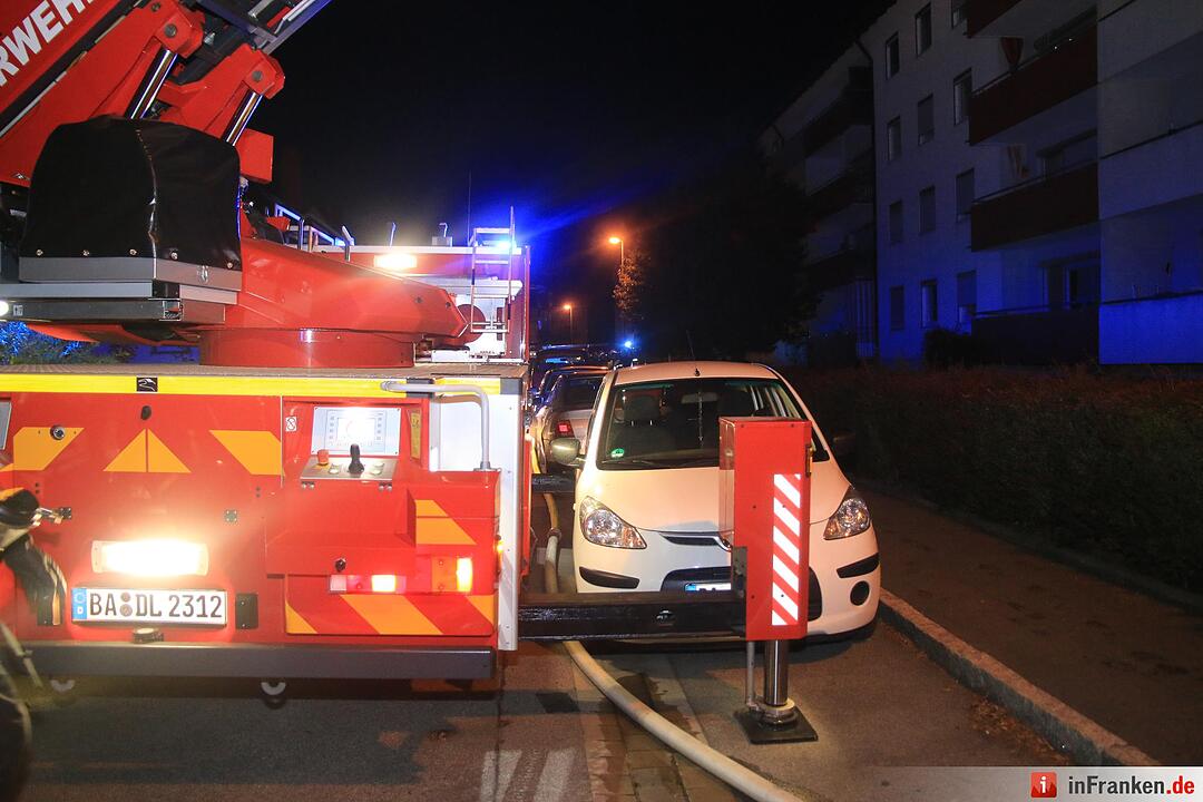 Brand in Mehrfamilienhaus in Memmelsdorf