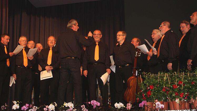 Der Männergesangverein Sängerlust unter Michael Hornung umrahmte den Festabend.