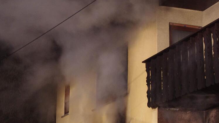 Wohnhausbrand in Schmölz. Foto: Marco Meißner