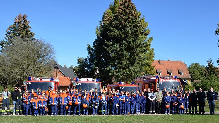 Über 40 Jugendliche aus fünf der insgesamt sieben Bad Bockleter Ortsfeuerwehren nahmen an der 24-Stunden Übung teil.