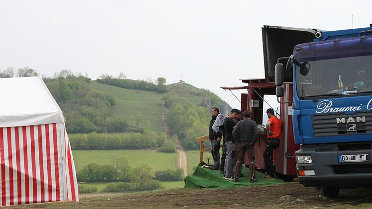 Die Vorbereitungen zum Walberlafest sind in vollem Gange. Foto: Ronald Heck