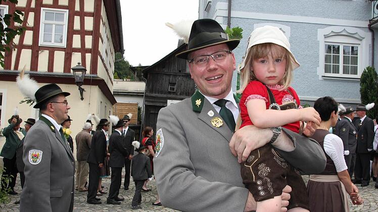 Bernd Weisse mit Tochter Sophia