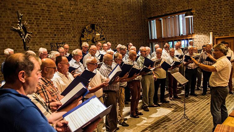 Der "Holland Christian Male Choir" unter Leitung von Freddy Veldkamp beeindruckte seine Zuhörer beim Auftritt in St. Markus in Coburg. Foto: Jochen Berger