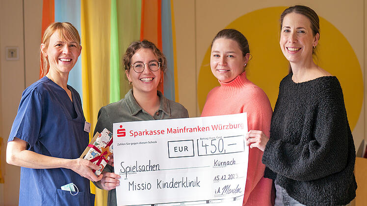Würzburg: Kürnacher Kindergarten spendet an Kinderklinik - nach Martinsfest