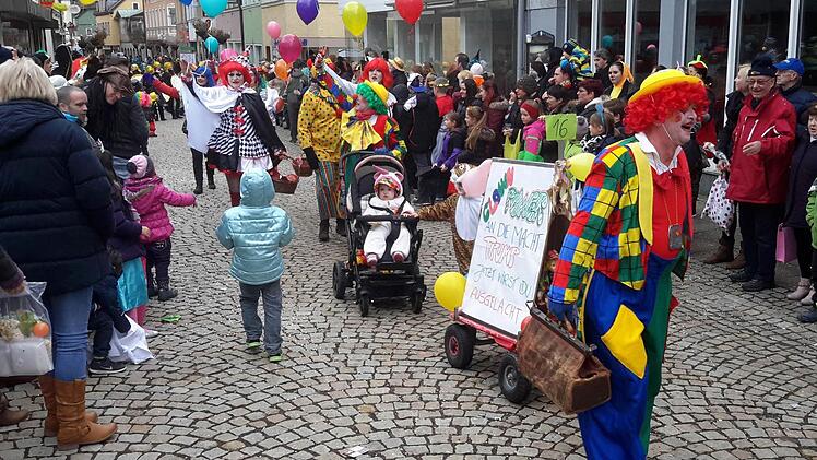 Faschingsumzug in Bad Brückenau. Foto: Rolf Pralle