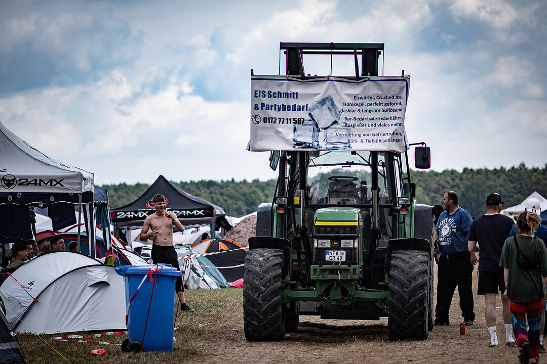 Beste Partystimmung auf dem Festival-Gelände!