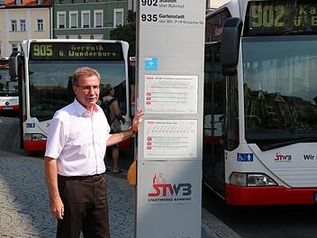 Die Stadtwerke haben sich über die Mobilität in der Zukunft einige Gedanken gemacht, sagt Peter Scheuenstuhl, der Leiter des Verkehrsbetriebs bei den Bamberger Stadtwerken.  Foto: Sebastian Schanz