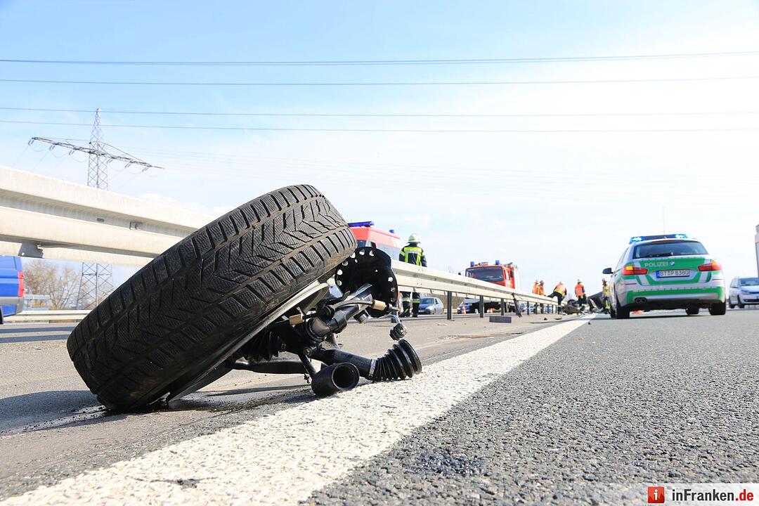 Schwerer Unfall auf der A73
