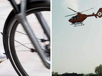 Ehingen: 12-Jähriger bei E-Bike-Unfall schwer verletzt - Rettungshubschrauber im Einsatz
