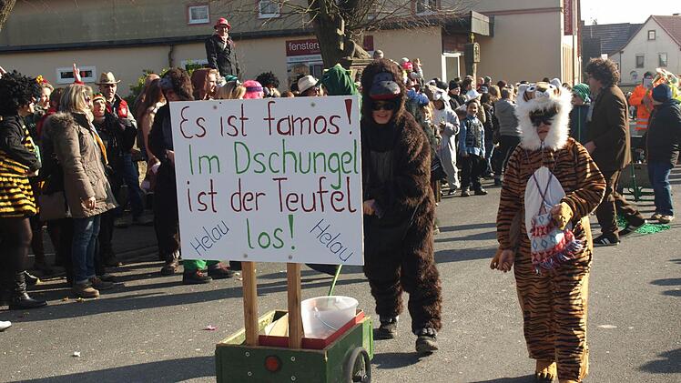 Faschingszug des FCSH Ebenhausen. Foto: Stefan Geiger