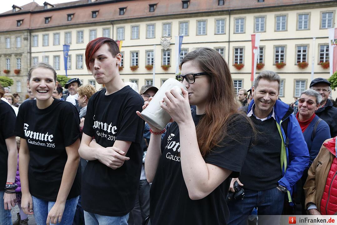 Gautschfeier 2015 der Mediengruppe Oberfranken in Bamberg