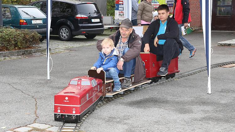 Mit der Fünf-Zoll-Bahn fahren macht Freude.