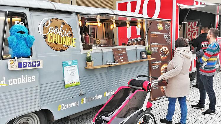 Das Krümelmonster warb für das vielfältige Cookie-Mix aus Nürnberg. Sigismund von Dobschütz