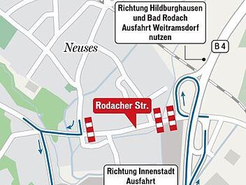 Übersicht der geplanten Umleitungsstrecken