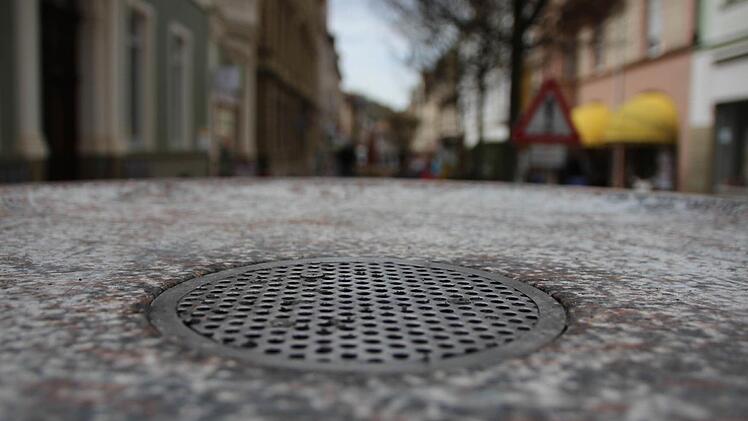 Kein Wasser sprudelt in der Ludwigstraße. Foto: Benedikt Borst