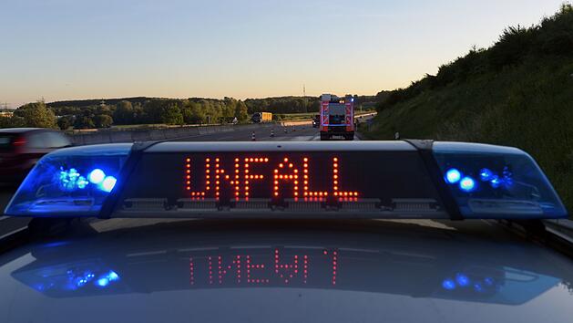 Unfall führt zu Vollsperrung auf A70 bei Schweinfurt Richtung Bamberg