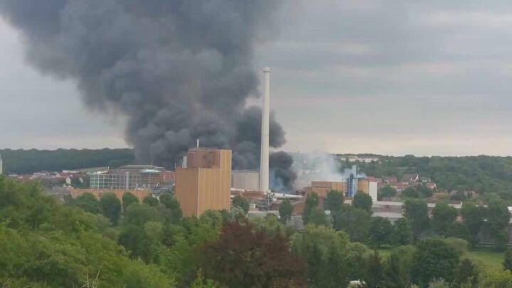 Großbrand in Ochsenfurt