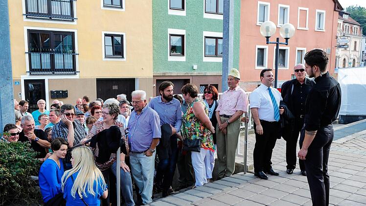 Impressionen von KT zu Guttenbergs erster Wahlkampfveranstaltung für die CSU in Kulmbach Foto: Matthias Hoch