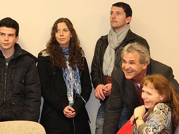 Ludwig Nagel freut sich mit Frau Claudia.  Fotos: Johanna Blum