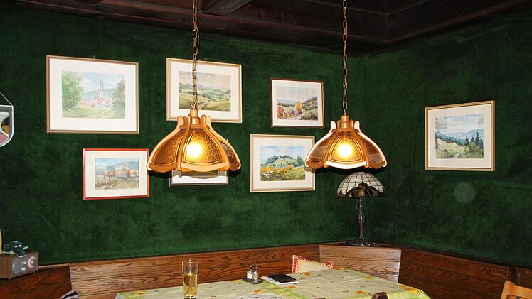 Impressionen aus dem Deutschen Haus in Bad Brückenau: Die Gaststätte. Foto: Ulrike Müller