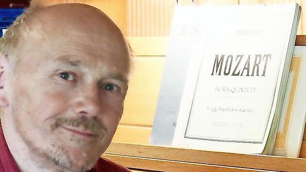 Dieter Blum an der Orgel