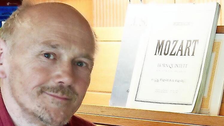 Dieter Blum an der Orgel