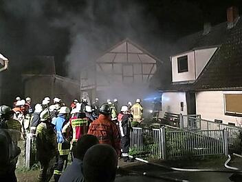 Bei dem Brand in Waizenbach im letzten September war auch die Warthmannsrother Wehr im Einsatz. Foto: Wolfgang Dünnebier