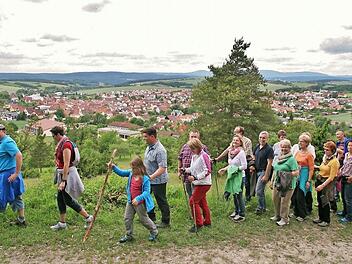 Vom Schlossberg aus bietet sich auf dem "Rehbock-Wanderweg" ein herrlicher Blick auf Nüdlingen. Foto: Werner Vogel