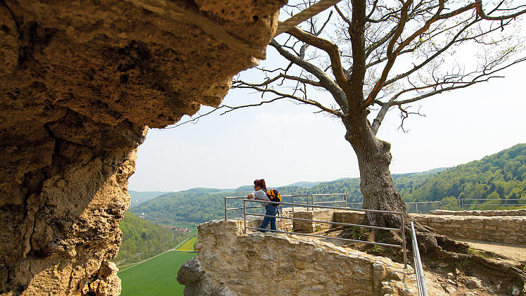 Von der Burgruine Neideck hast du einen wunderbaren Panoramablick.