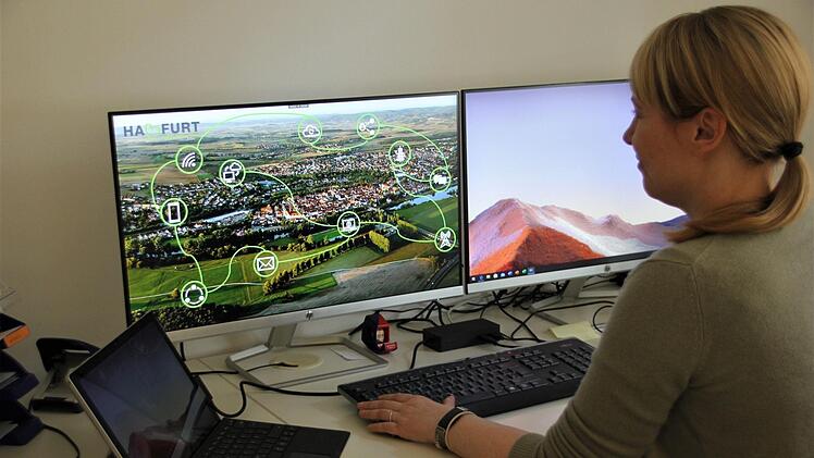 Die Stadt Haßfurt ist eine von 13 Modellkommunen, die im Rahmen des Projektes "Smart Cities" gefördert werden.  Fotos: Julia Scholl