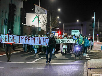 Corona-Protest in Fürth