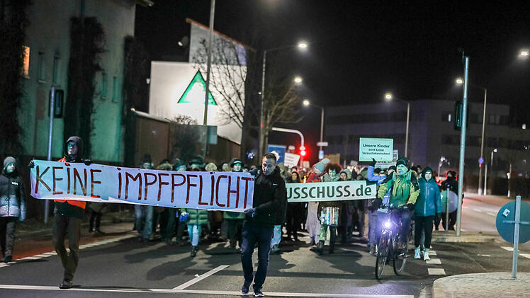 Corona-Protest in Fürth