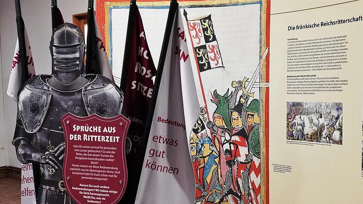 Aus zehn Themeninseln besteht die Sonderausstellung "Rund um die Burg".