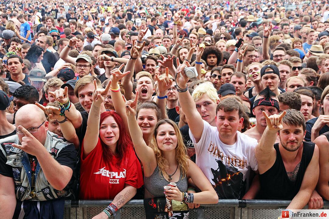 Rock im Park 2016 - Stimmung vor der Centerstage