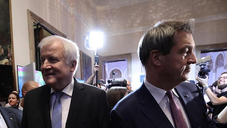 Horst Seehofer und Markus Söder versuchten, die AfD an Radikalität zu übertreffen - ein Fehler? Foto: Michael Kappeler/dpa
