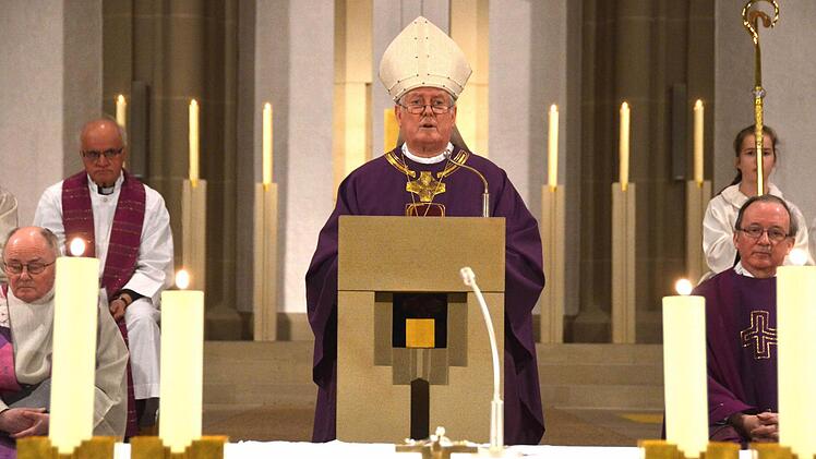 Besuch des Bischofs in Bad Kissingen. Foto: Peter Rauch