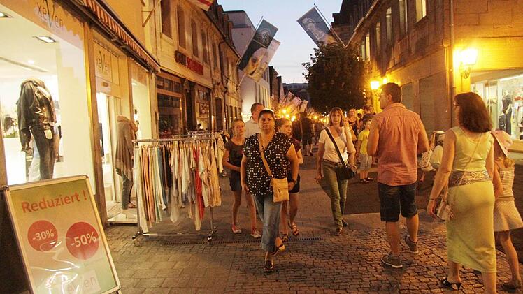So schön kann eine italienische Sommernacht in Kulmbach sein. Foto: Sonja Adam